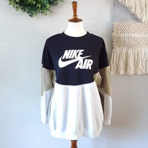 Nike | Air Cotton Colorblock Crew Sweatshirt